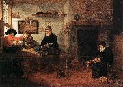 BREKELENKAM, Quiringh van Interior of a Tailor s Shop oil painting artist